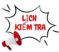 Lịch kiểm tra giữa học kỳ II - Năm học 2024-2025